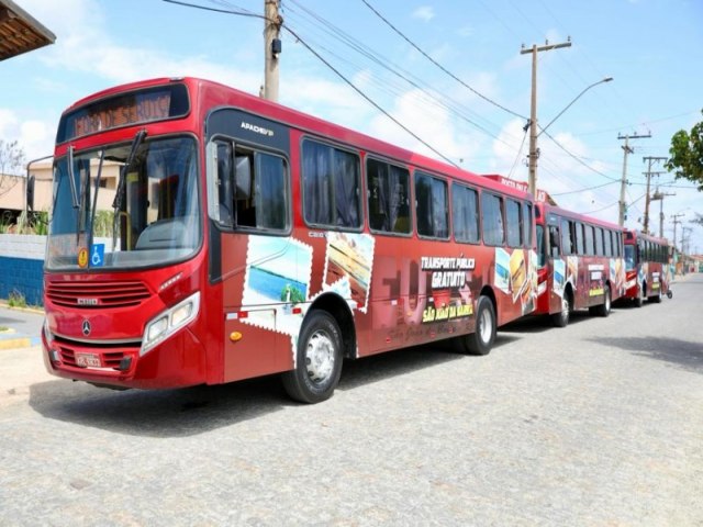 Confira horrios dos nibus do transporte municipal gratuito de So Joo da Barra